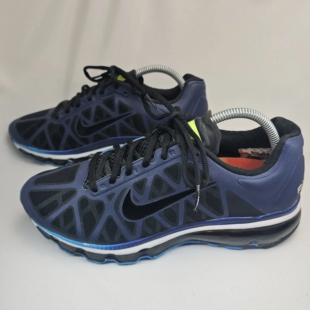 Nike Air Max 2011 Men's 8.5 Binary Blue Black Running Shoes Sneakers 429889-441